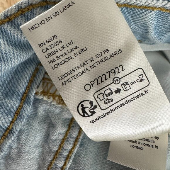 Pilcro Anthropologie Bermuda Denim Shorts 18W Blue Drawstring NWT SS-2066 - Picture 16 of 16